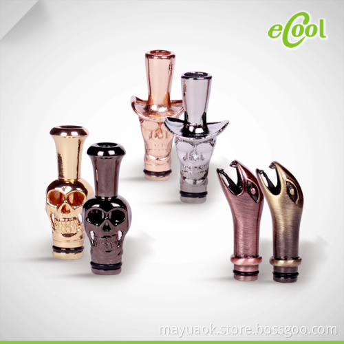 New Design Colorful Skull 510 Drip Tips for DCT and Vivi Nova